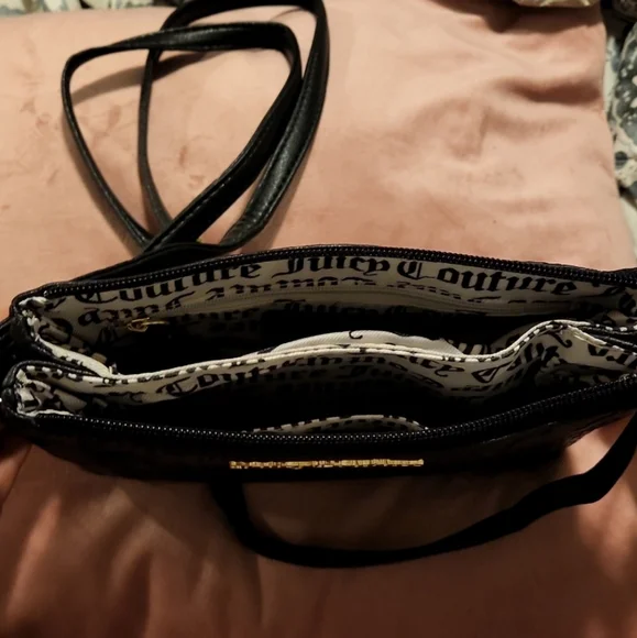 Black Juicy Couture Crossbody NWT - Picture 5 of 8